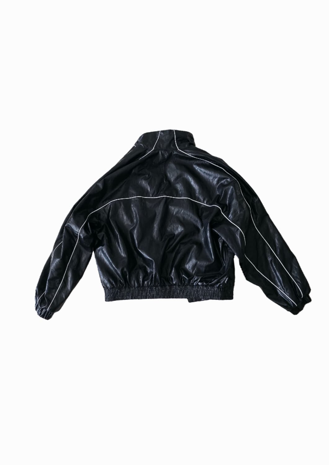 [M] 골라 가죽 하이넥 점퍼 상품이미지3