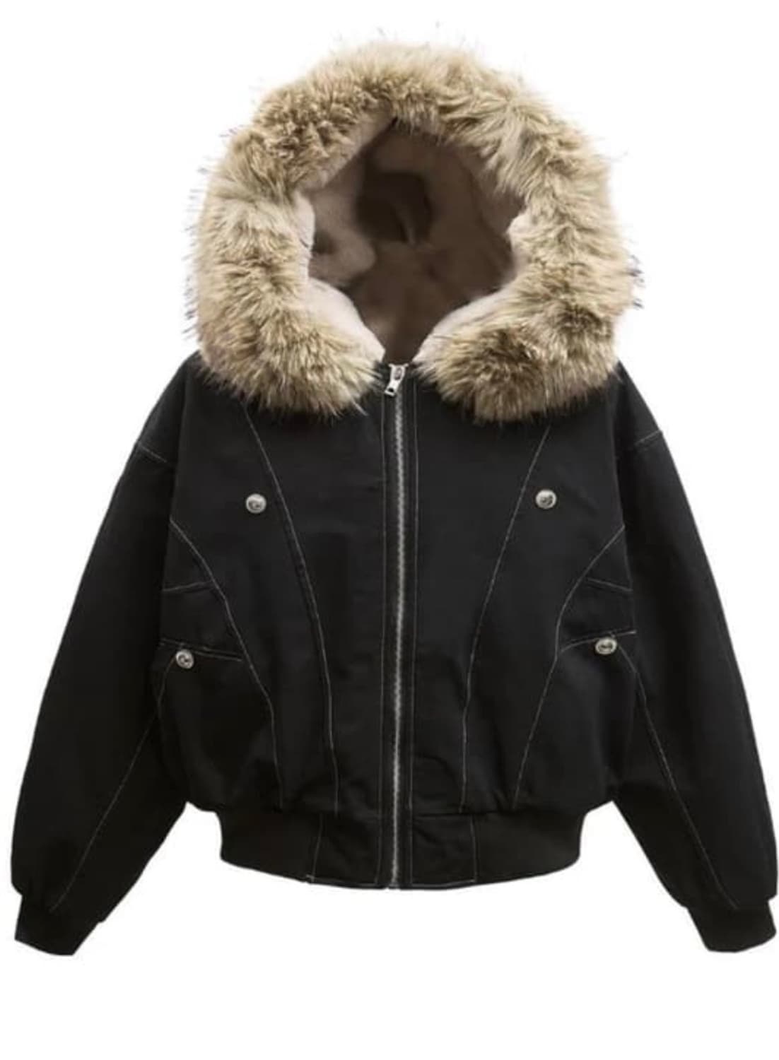 퍼 후드 집업 L 상품이미지1