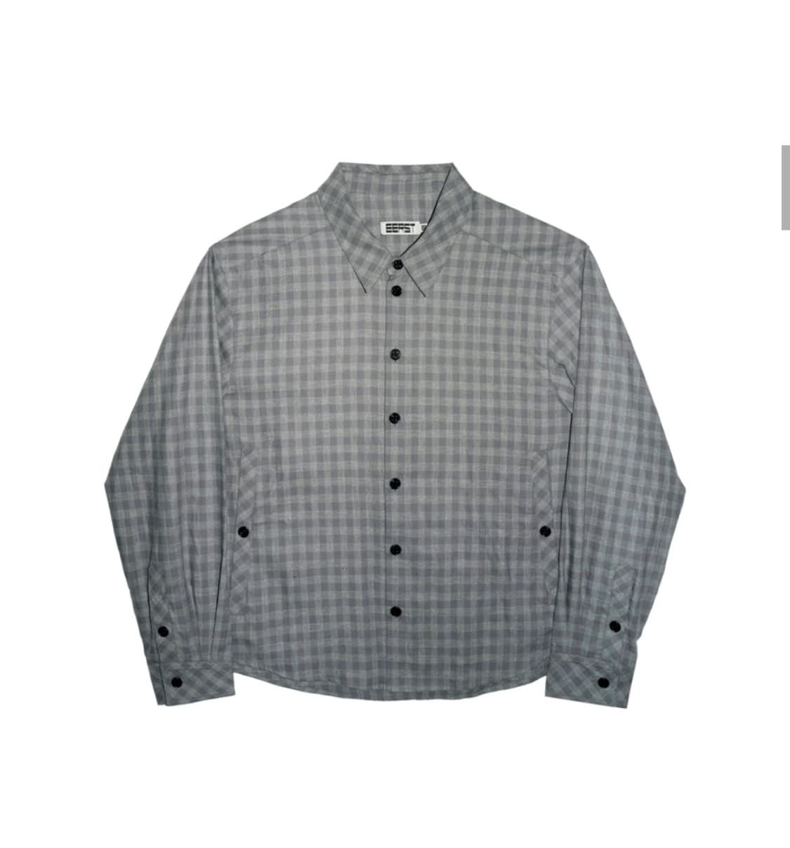 (L)이어스트 대디체크셔츠 차콜 상품이미지1