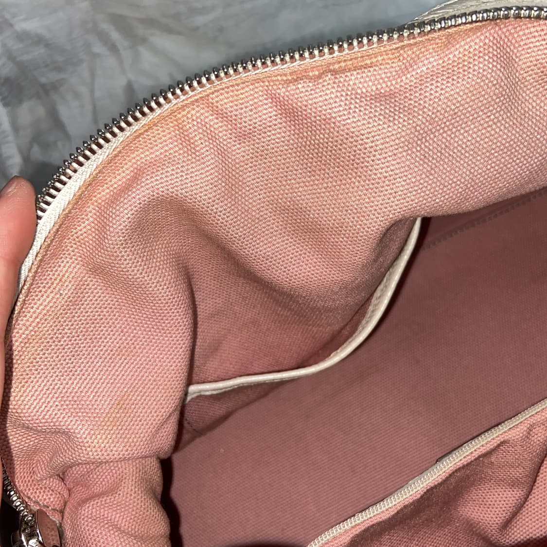 MCM 핑크자카드 화이트 숄더백 상품이미지9