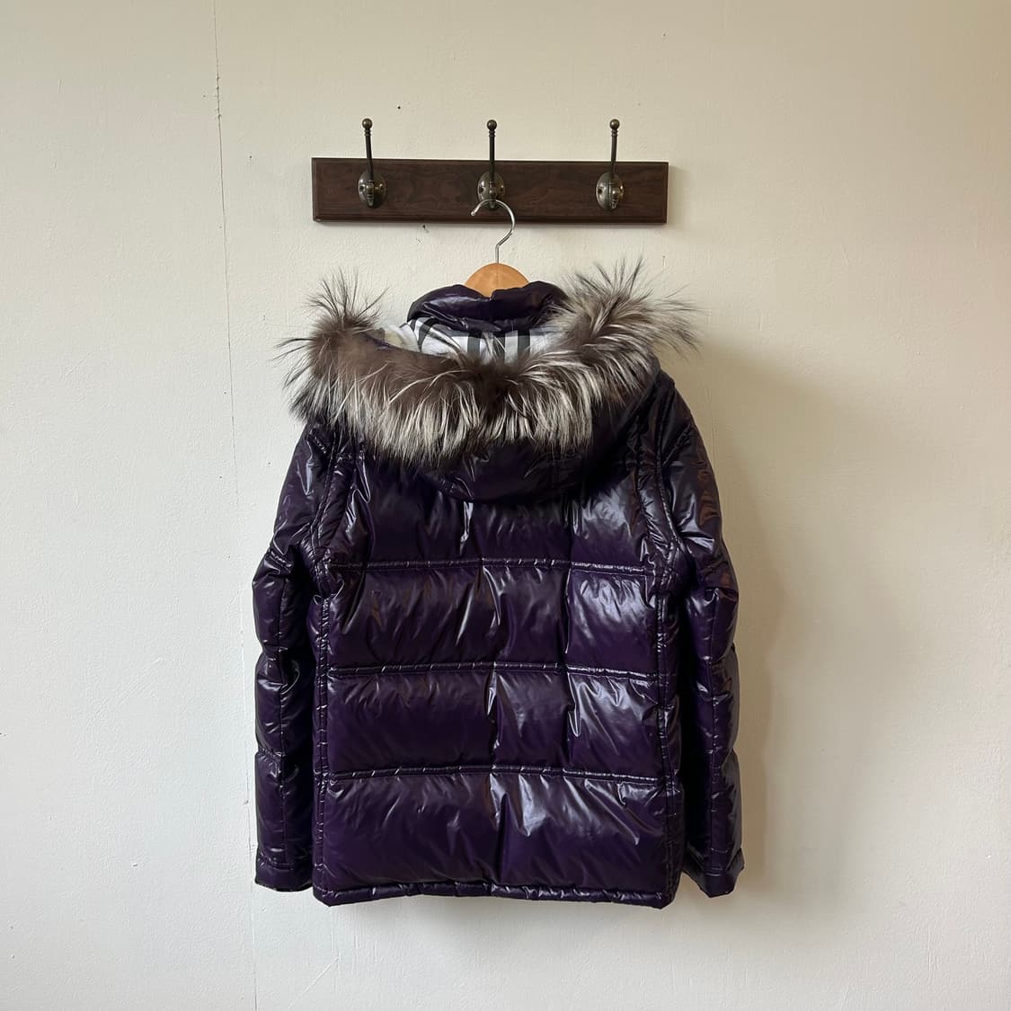 버버리 실버 폭스 다운 패딩 상품이미지8