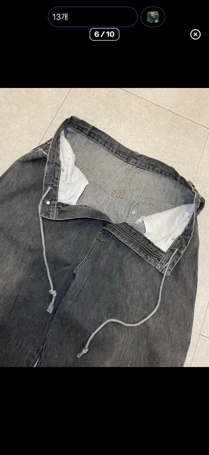 00's Rocawear 로카웨어 데님 와이드 카펜터 팬츠 상품이미지3