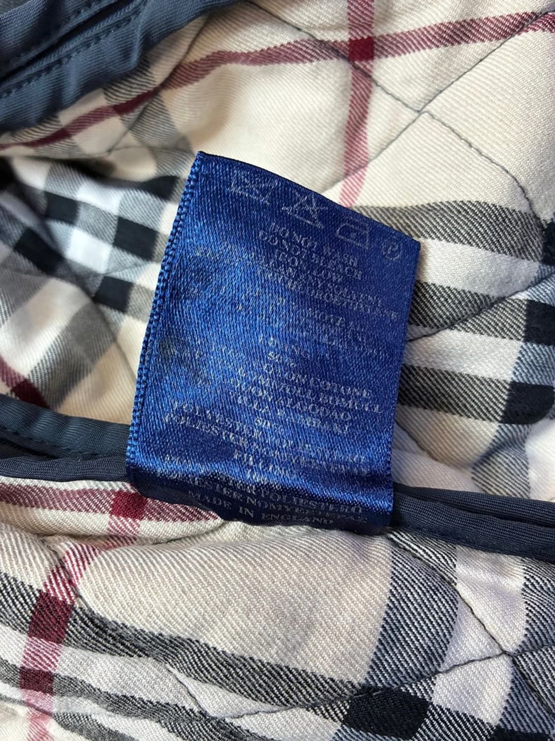 버버리 00's 체크 안감 퀼팅 자켓 PN5519    상품이미지10