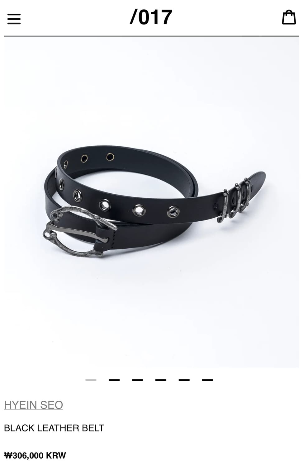 hyeinseo 23ss leather belt 혜인서 벨트 상품이미지2