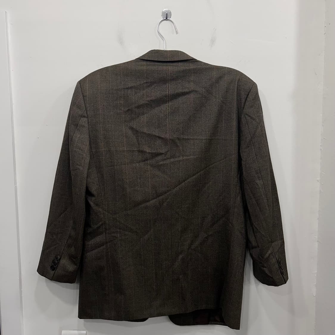 랑방 옴므 빈티지 체크 투버튼 블레이저 상품이미지5