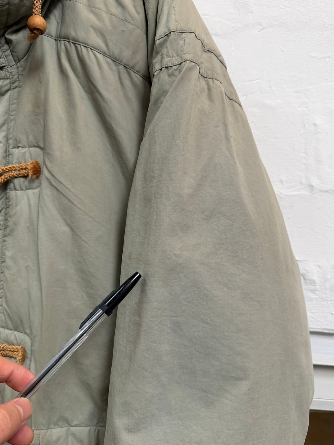 Gloverall 글로버올 올리브 더플 후드 다운 파카 M 상품이미지7