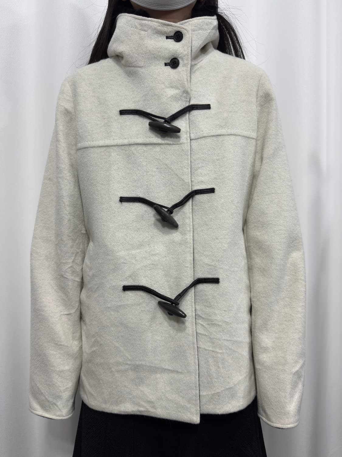 kiyoko takase white hood duffle coat 상품이미지1