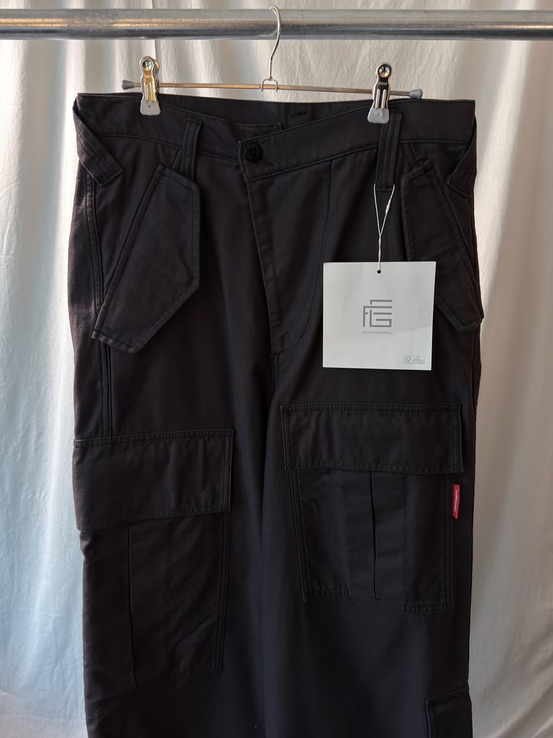 Fumito Ganryu 그래피티 카고 팬츠 상품이미지2