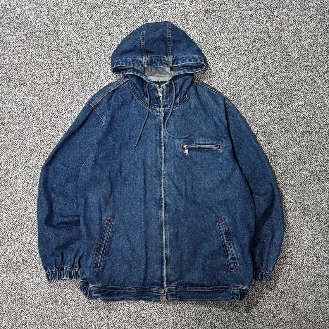 위캔더스 W 데님 후드 집업 (XL) 상품이미지1