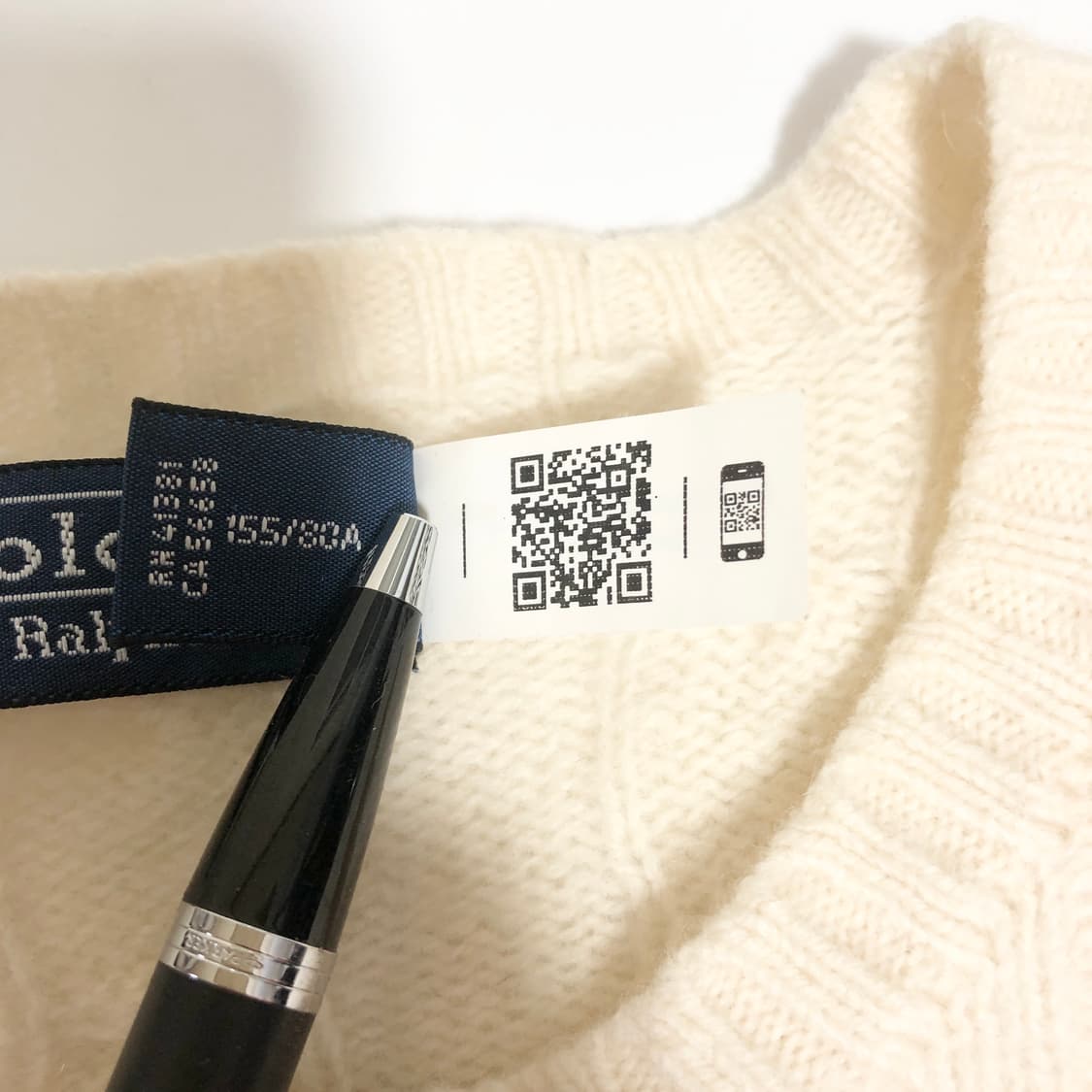 폴로 랄프로렌 울 캐시미어 니트 xs 상품이미지3