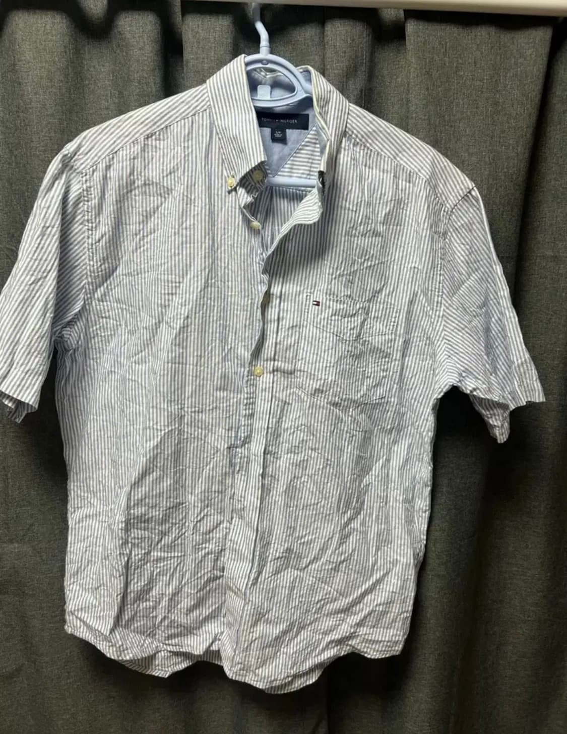 타미힐피거 스트라이프 반팔셔츠 판매합니다 상품이미지1
