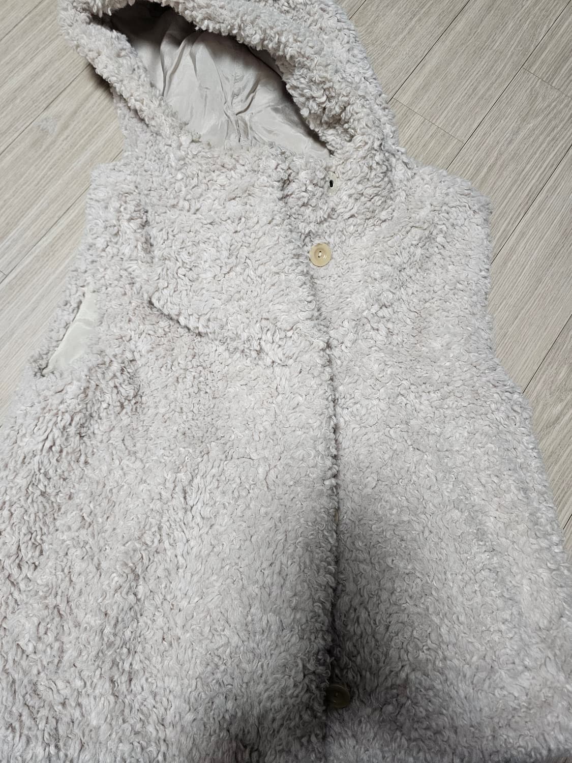 코스 후드 시어링 베스트 상품이미지8