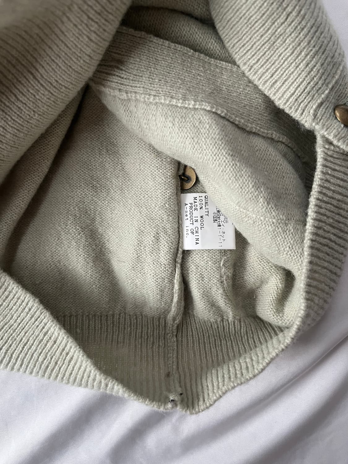 츠모리 치사토 노르딕 울 포켓 니트 가디건 스웨터 상품이미지6