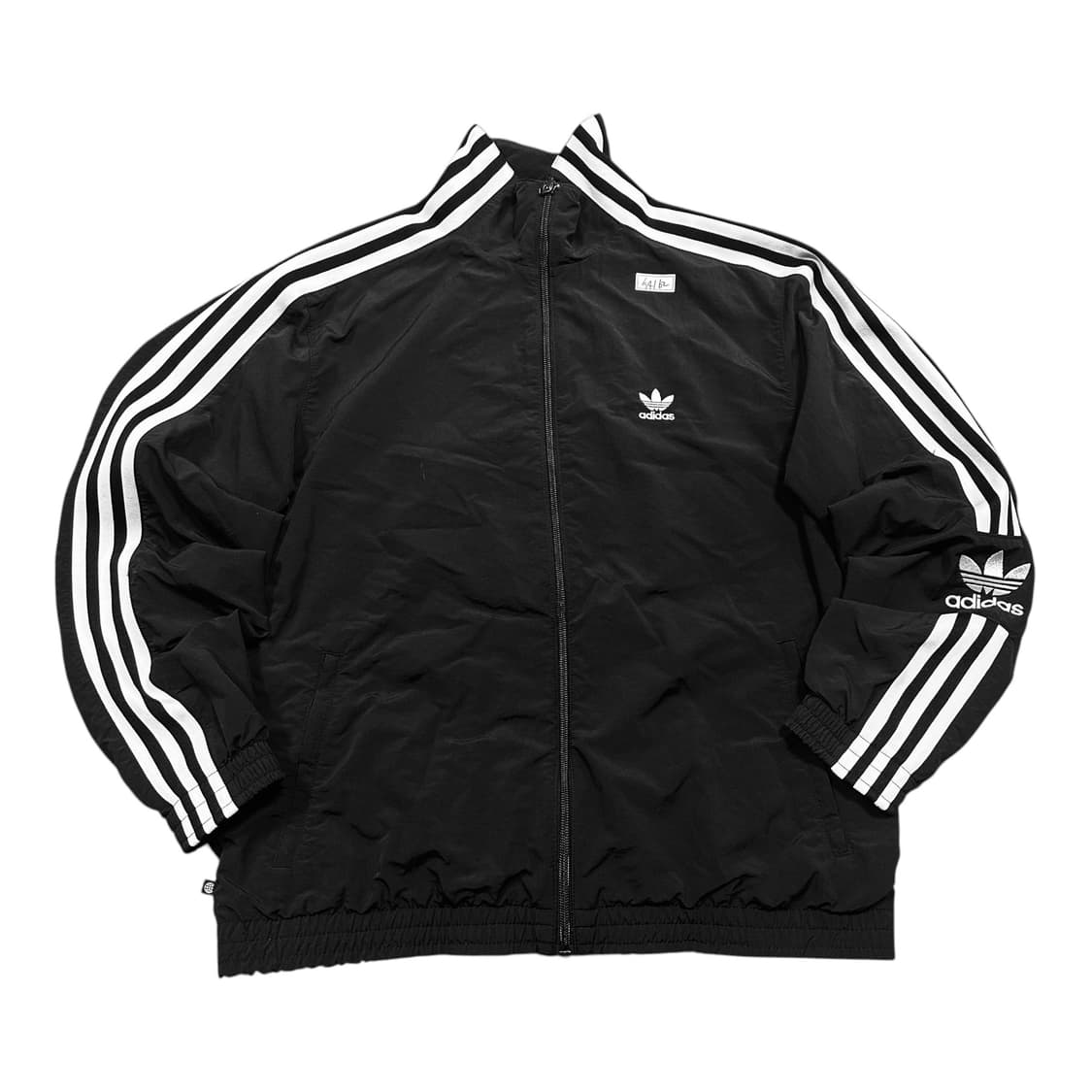 ✨ (세트) 아디다스 락업 트레포일 블랙 트랙 바람막이 셋업 (상L 하S 상품이미지2