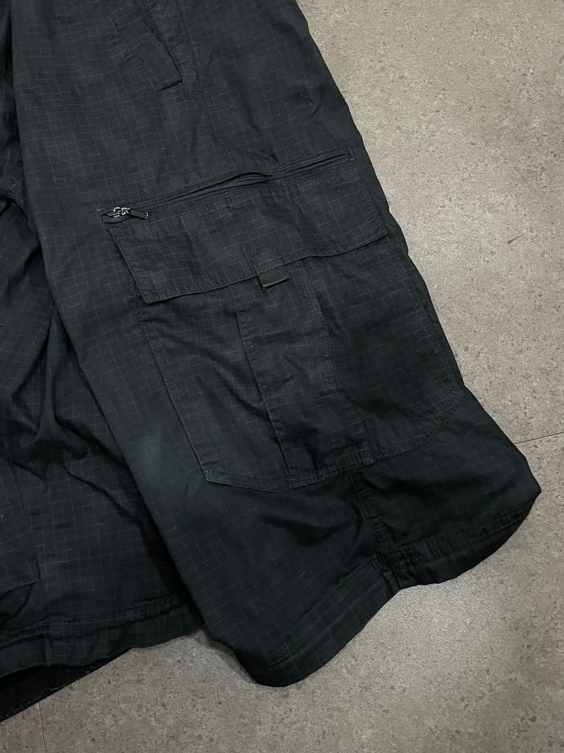 Vtg 립스탑 카고 와이드 버뮤다 팬츠 상품이미지4