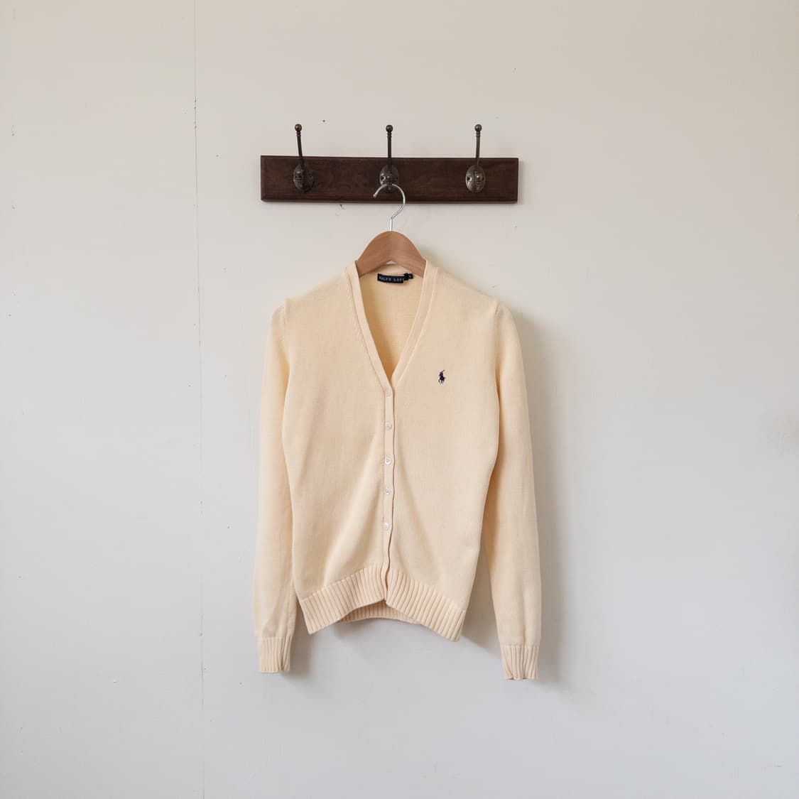 폴로랄프로렌 크림 가디건 상품이미지4