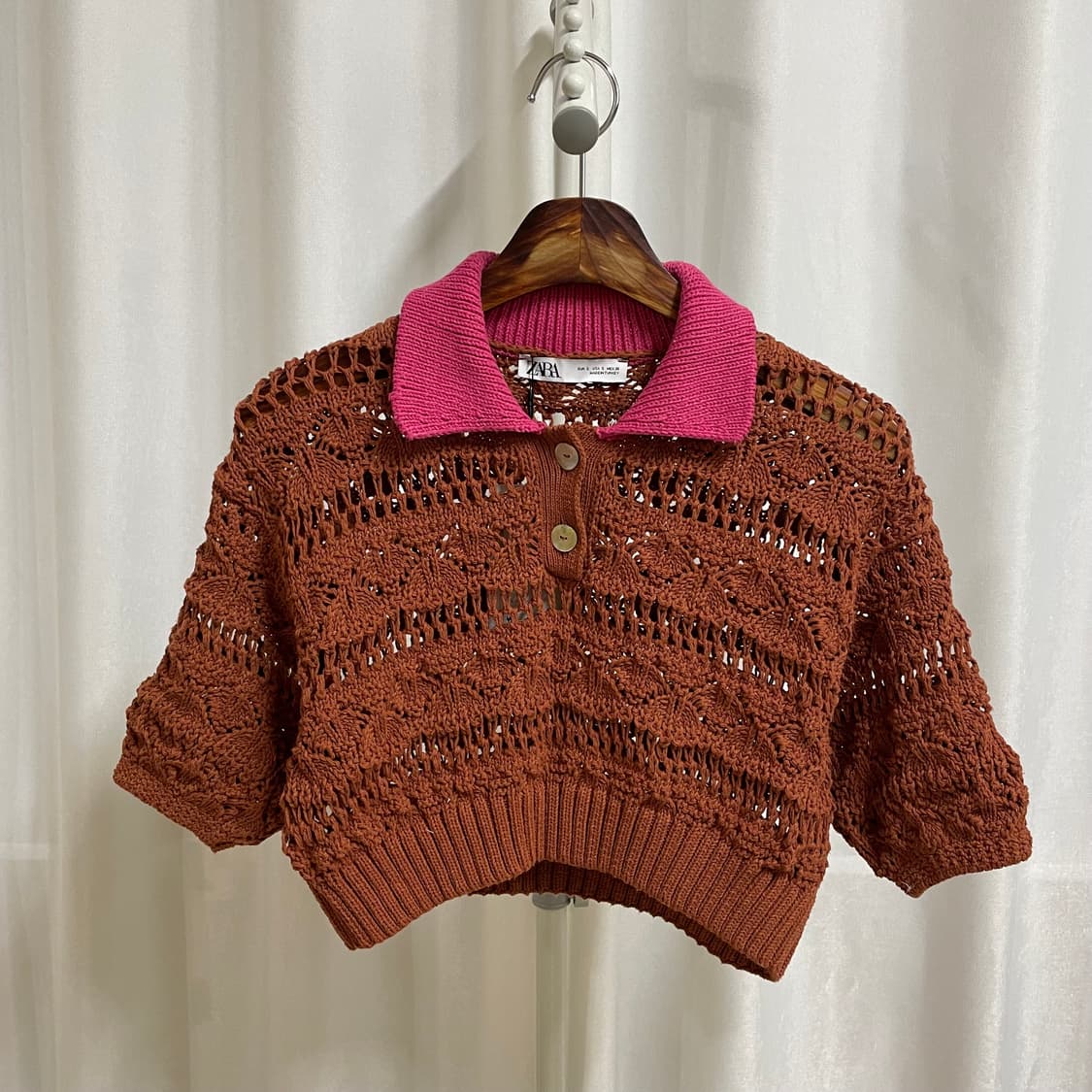 자라 숏크롭 니트 상품이미지1