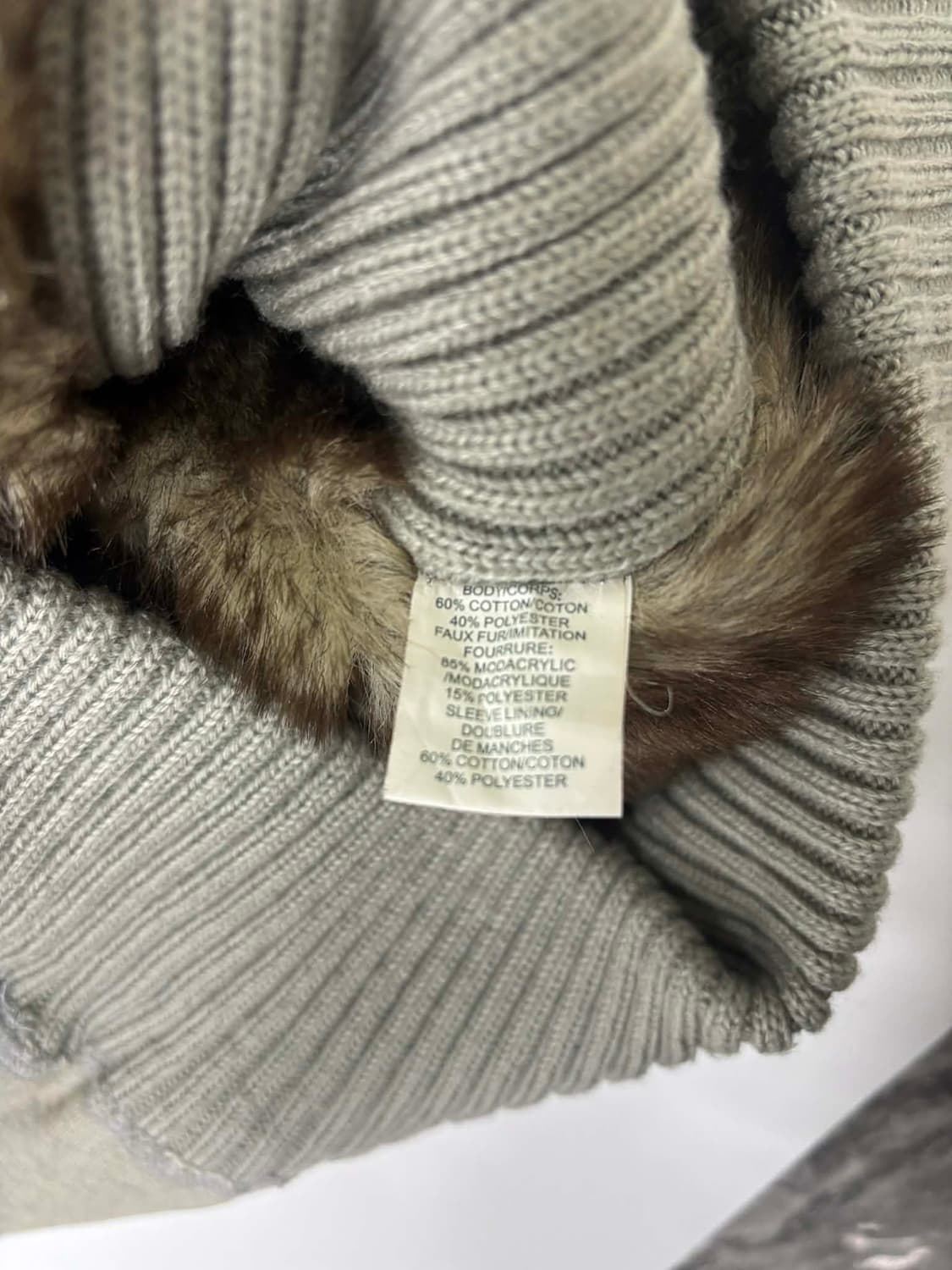 80-90s 아베크롬비 y2k 대장급 폭스퍼 울프죠 걸즈 봄버 자켓 후드 상품이미지5