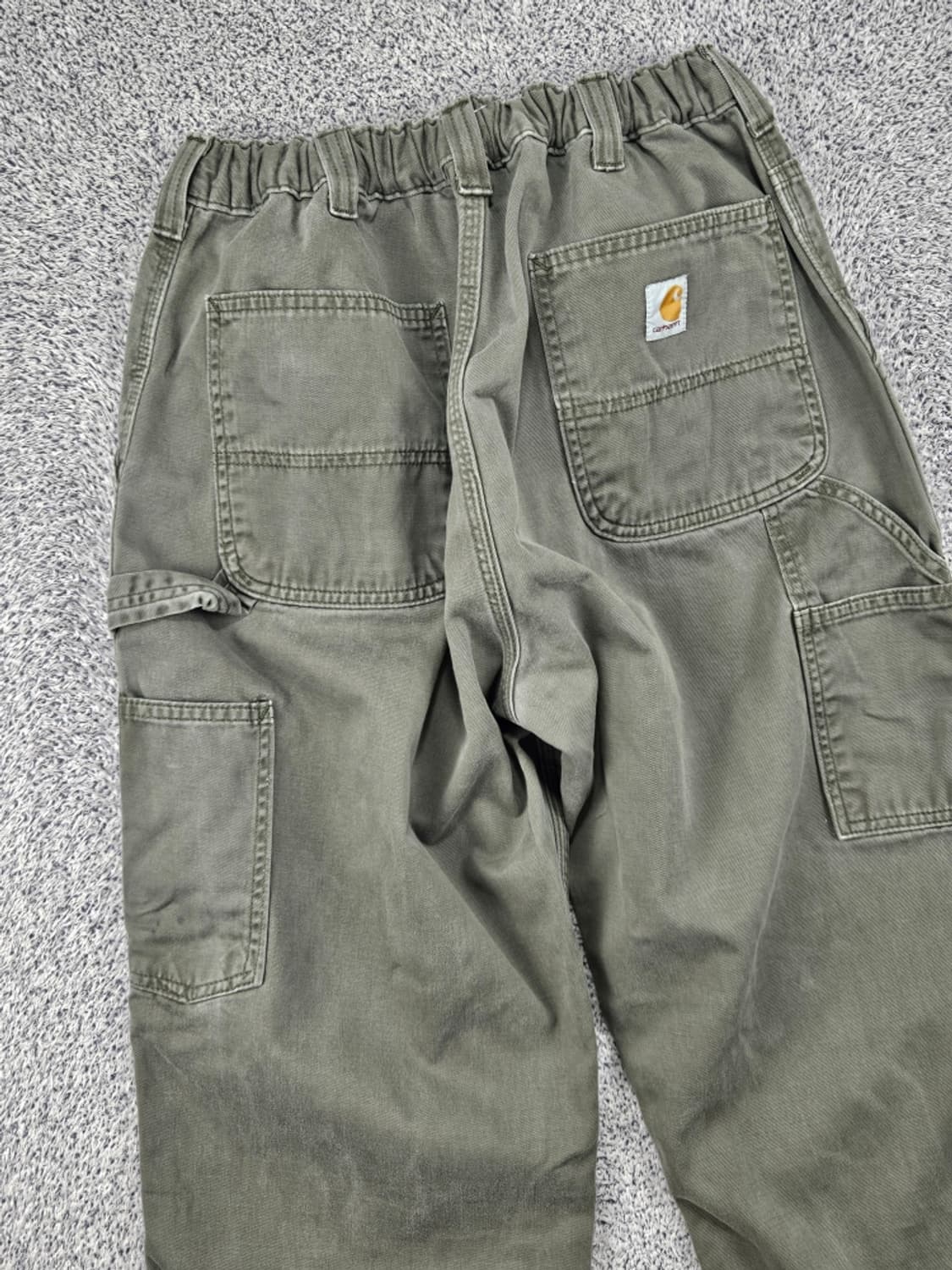 칼하트 코튼 카펜터 싱글니 워크 팬츠 밴딩커스텀 (38X30)/11742 상품이미지9