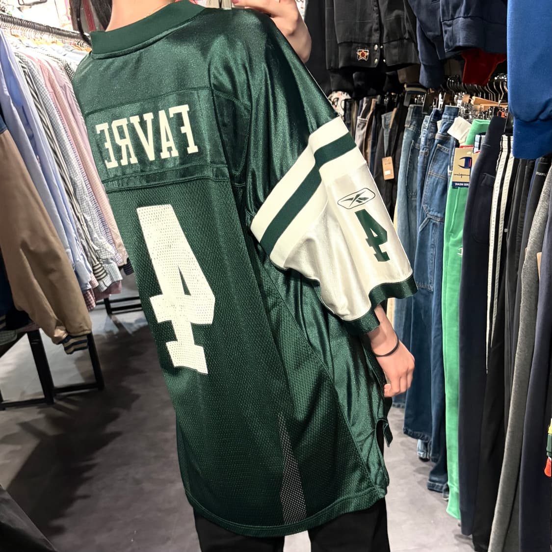 [IM] NFL X REEBOK 뉴욕 제츠 FAVRE No.4 그린 상품이미지4