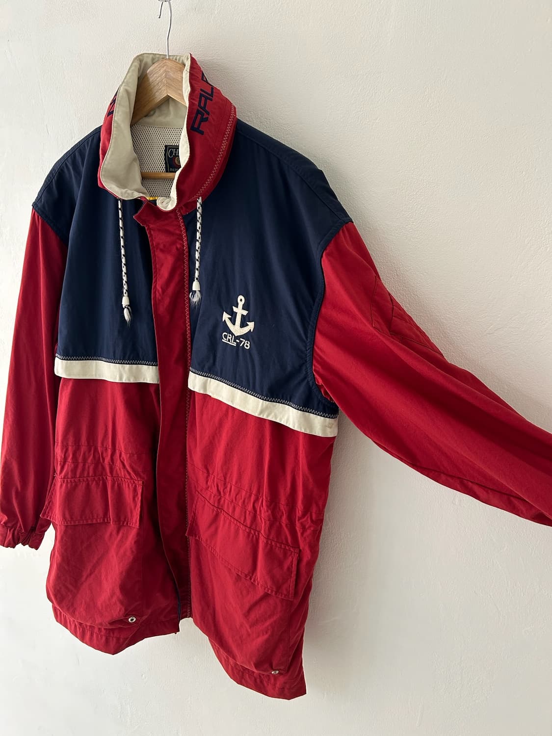 90's  vtg Chaps Ralph Lauren Windbreaker 상품이미지2