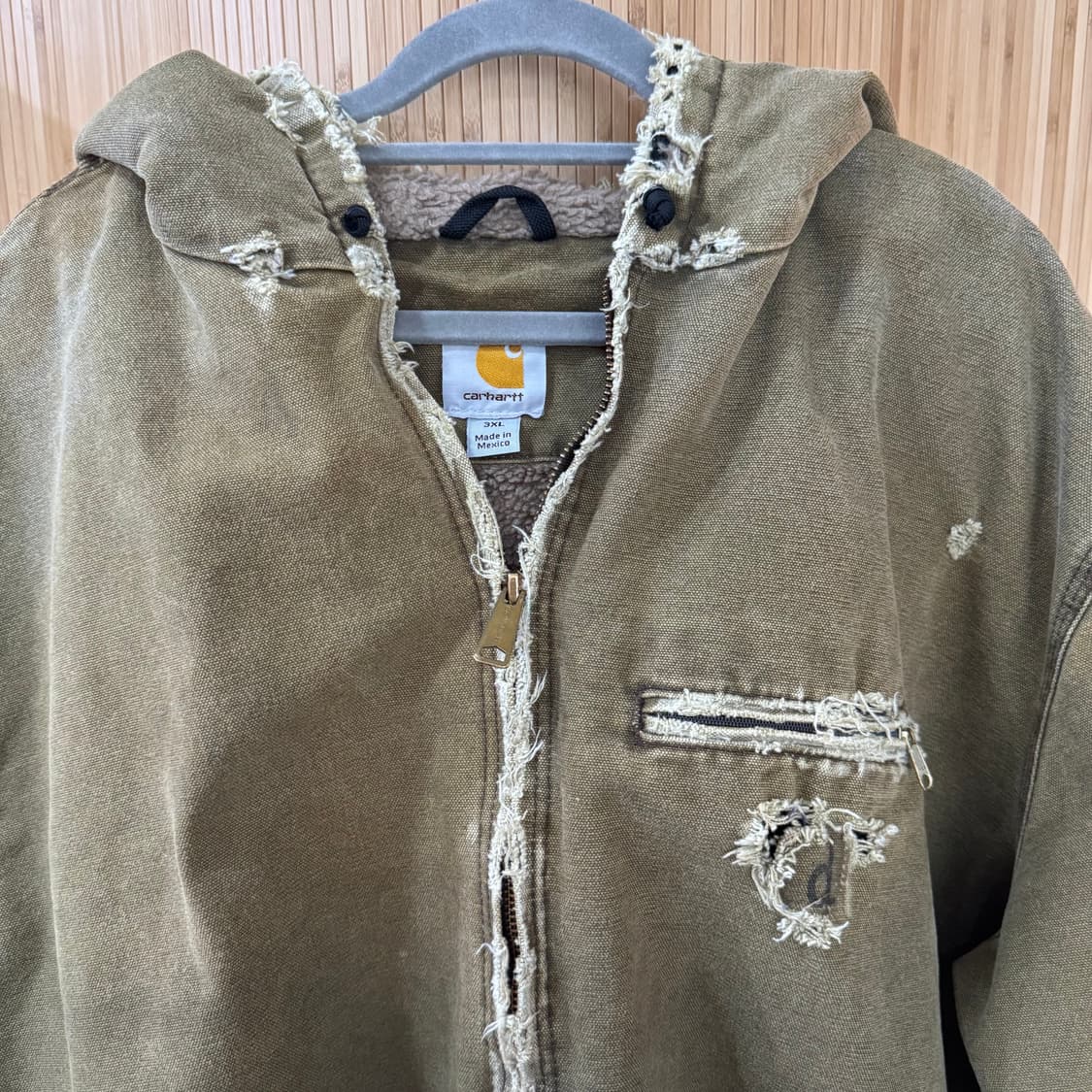 빈티지 칼하트 디스트로이드 자켓 상품이미지2