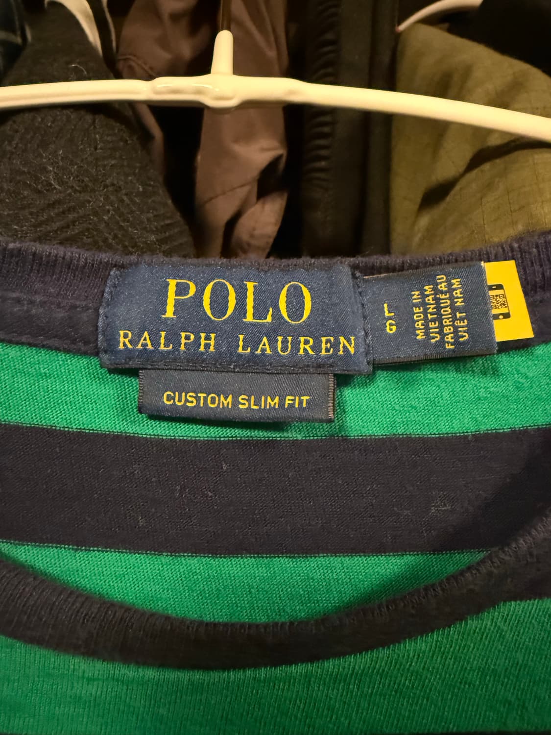 랄프로렌 Custom Slim Fit Striped Crewneck T 상품이미지7