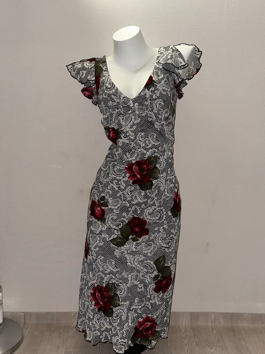 빈티지 고스 로즈 롱 원피스  상품이미지9