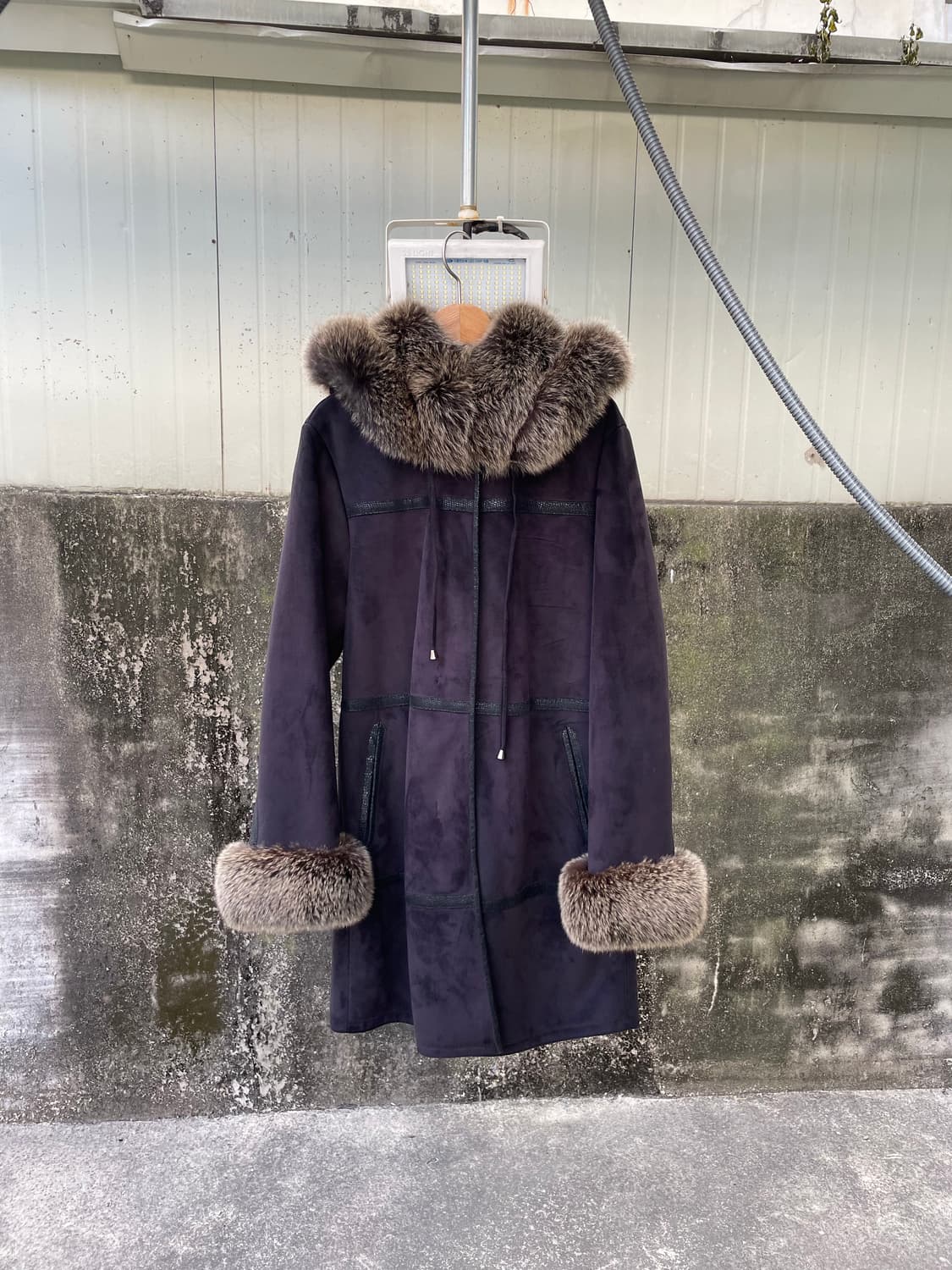 리얼 폭스 퍼 코트 상품이미지1