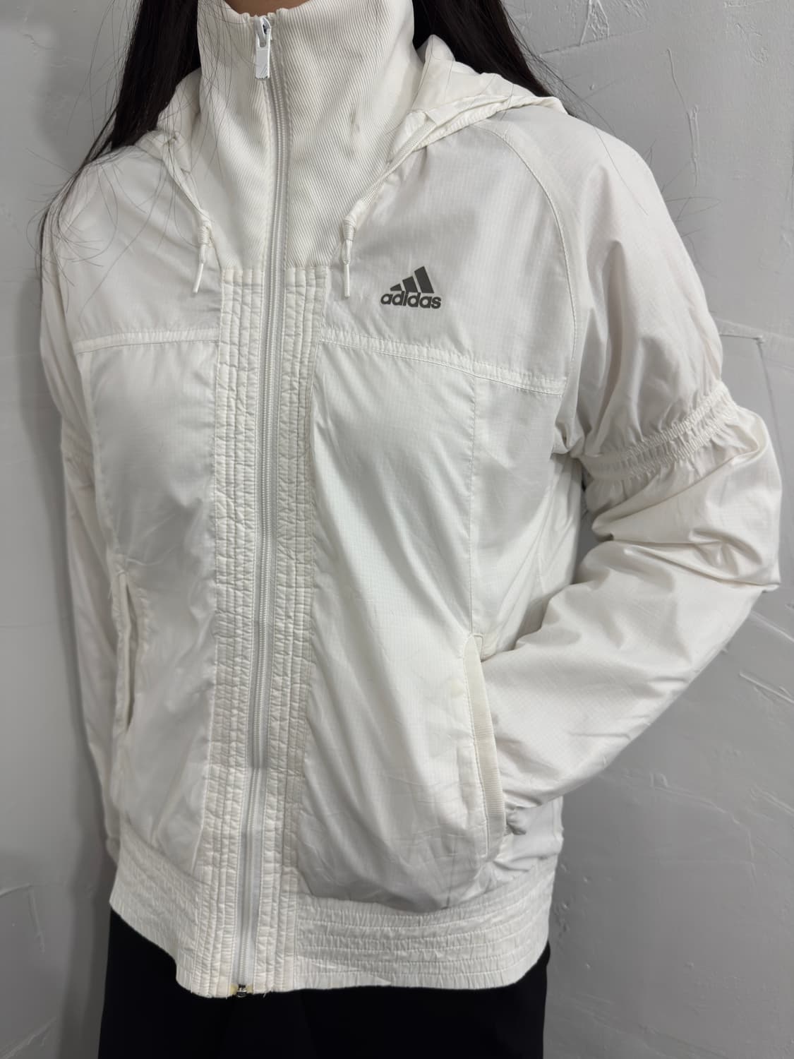 adidas white hood jacket 상품이미지3