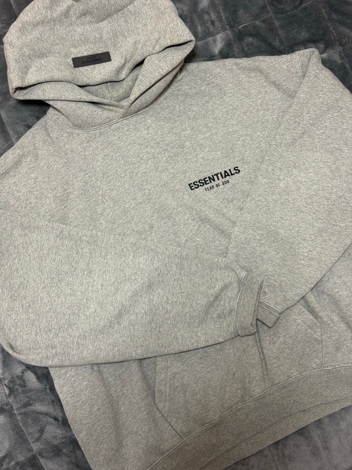 에센셜 후드 다크 오트밀 L 상품이미지1