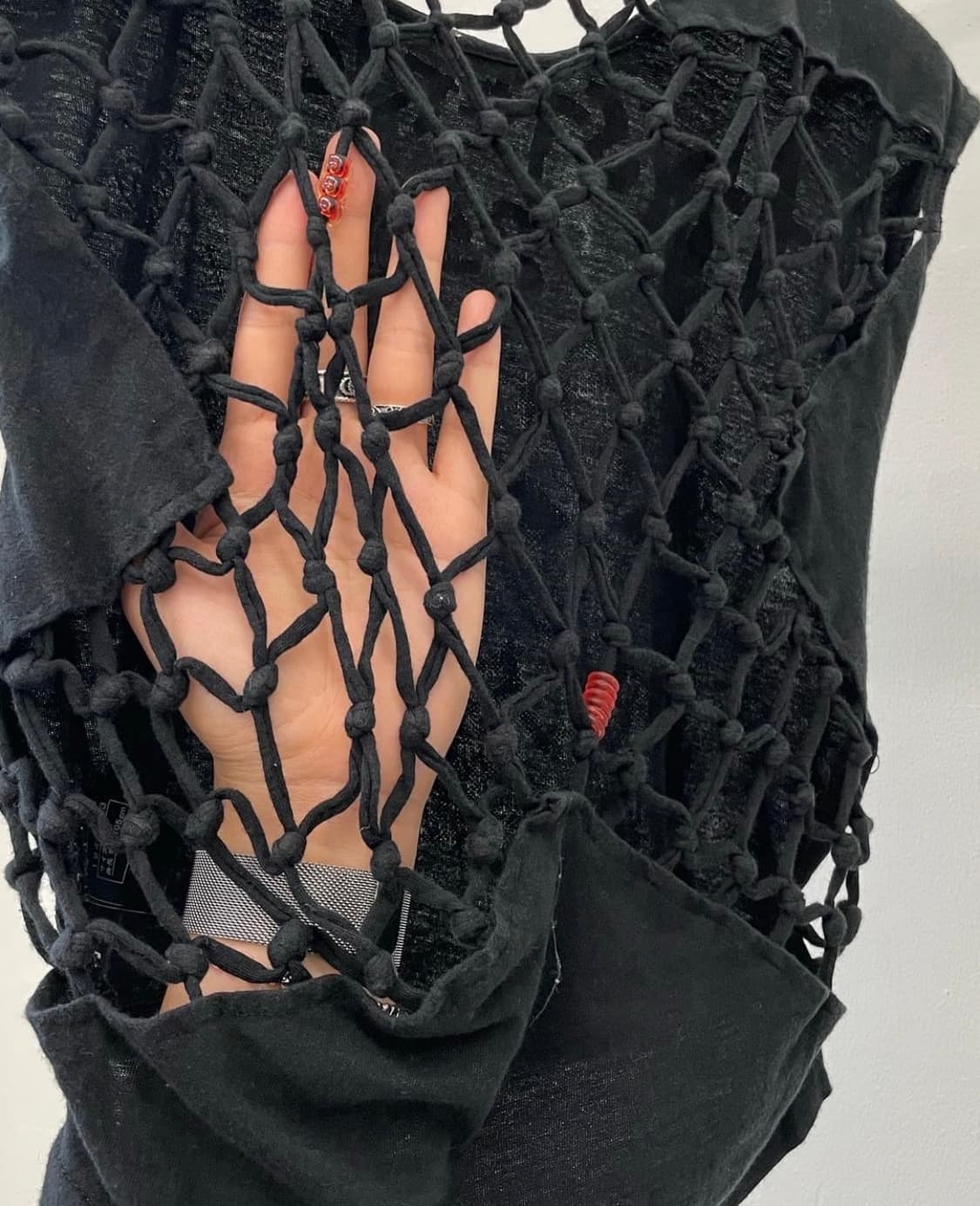 히스테릭 글래머 데미지 크롭탑 HYSTERIC GLAMOUR 상품이미지3