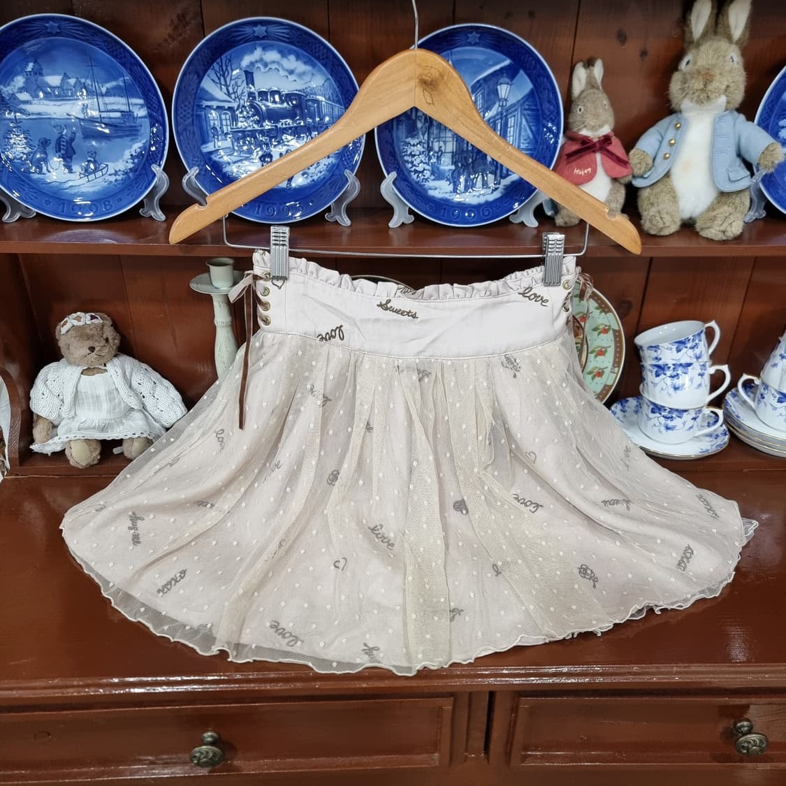 Liz Lisa 리즈리사 레터링 튤 스커트 상품이미지1