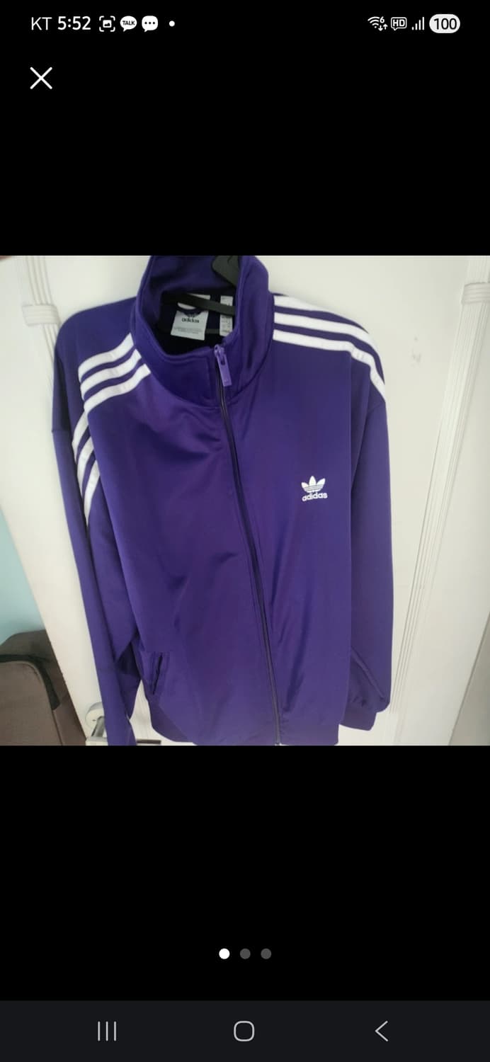 아디다스 보라색 져지 상품이미지1
