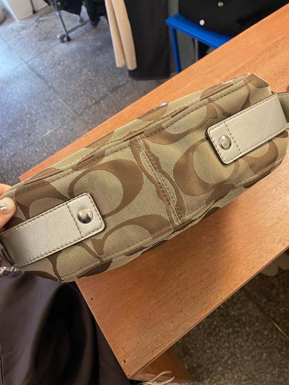 코치 실버트리밍 숄더백 [무배] 상품이미지9