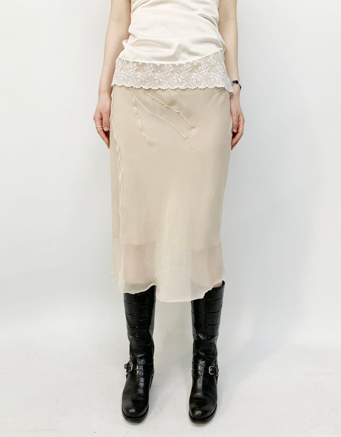 PAOLA FRANI made in italy 실크 스커트 상품이미지1