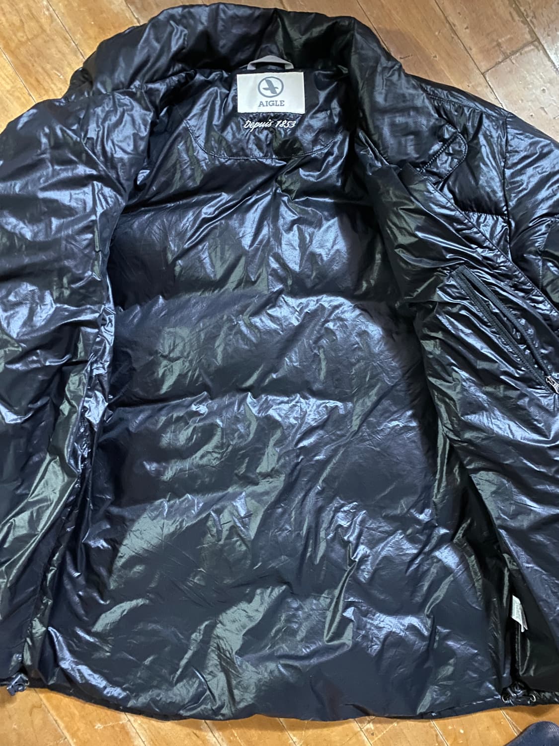 AIGLE 디테처블 다운 패딩 자켓 블랙 2xl (105) 상품이미지8