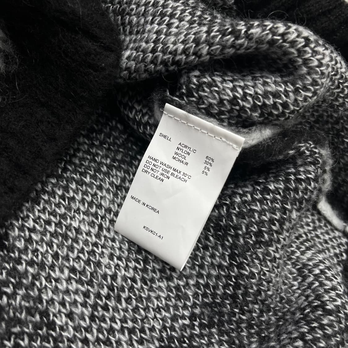 비바스튜디오 체커보드 니트 가디건 M 상품이미지5