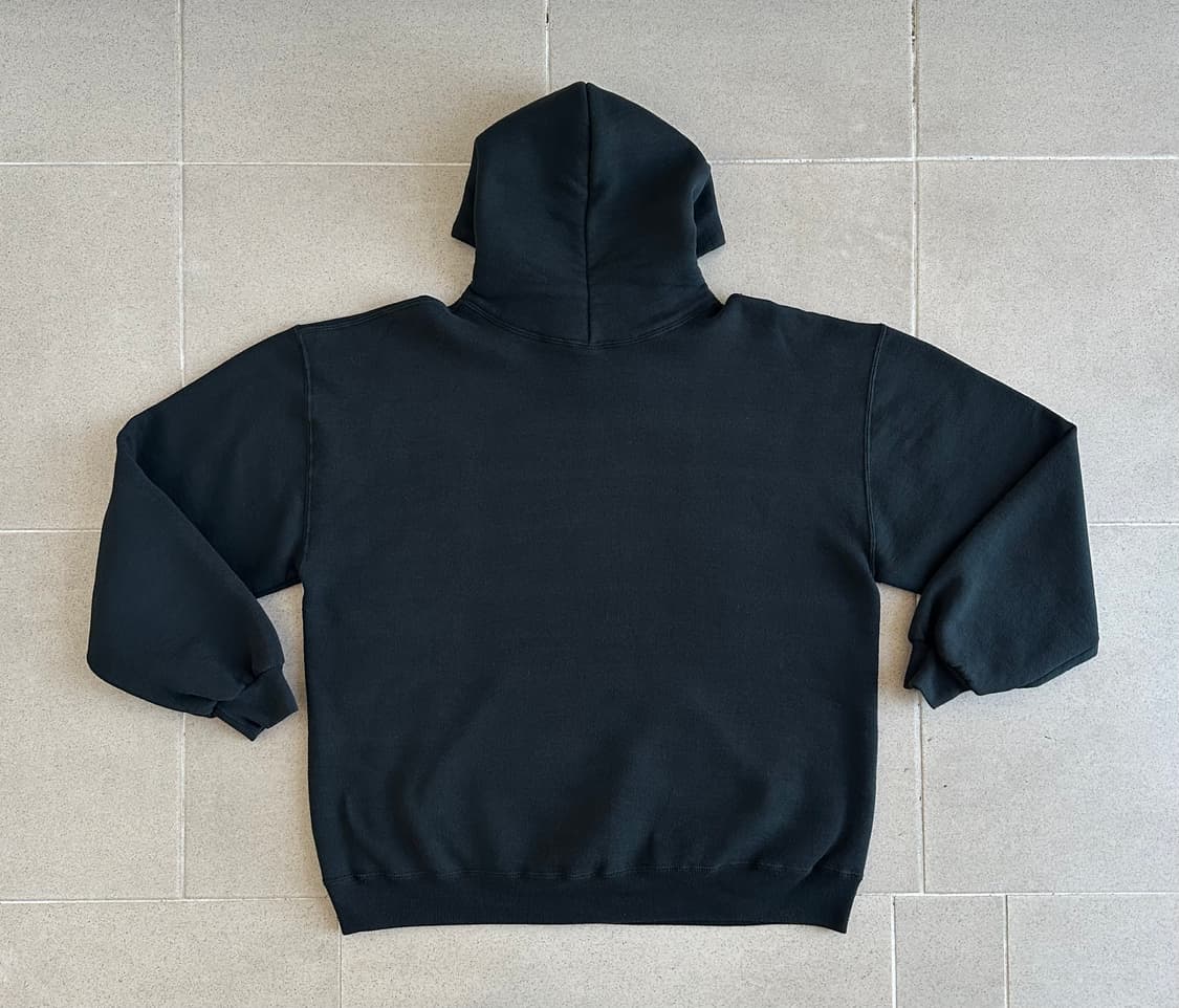 90s 빈티지 러셀 후드 블랙 XL USA 상품이미지2