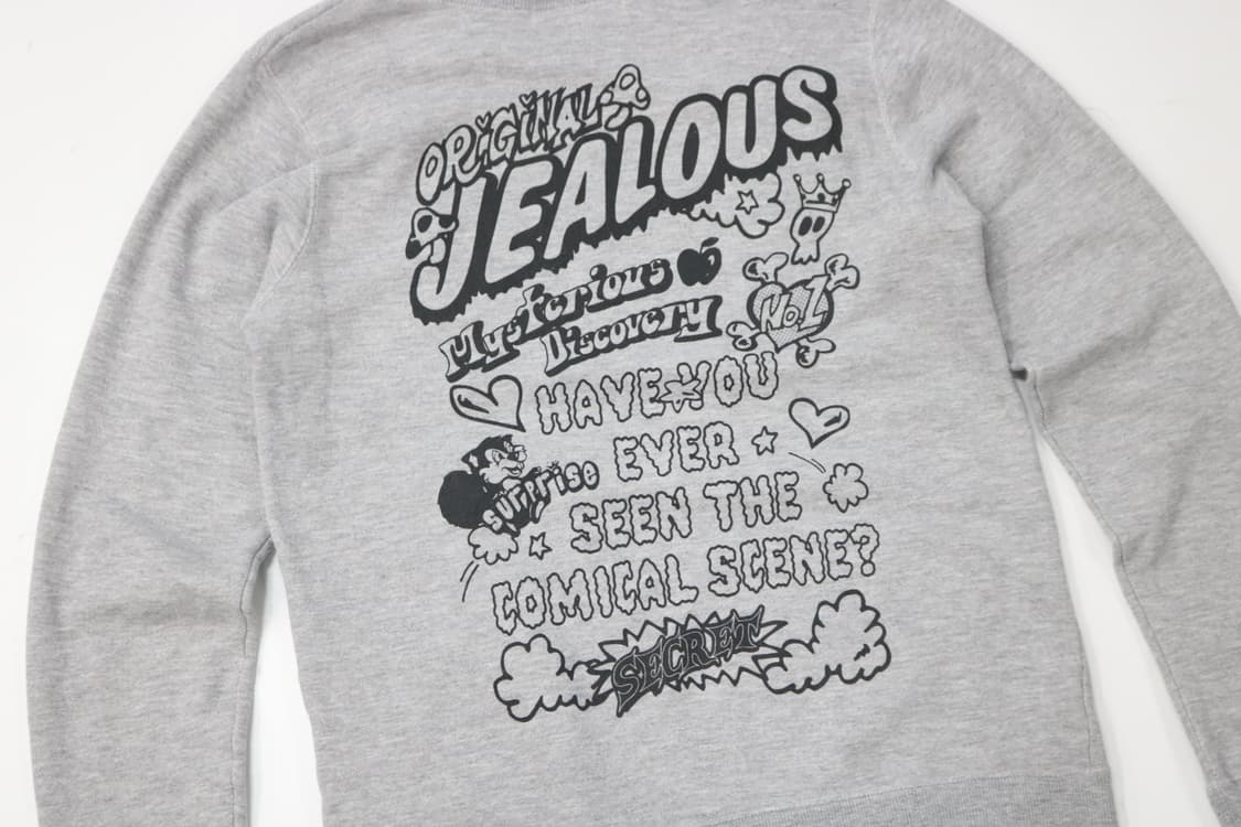 J-honey 제이허니 키치 코믹 그래픽 기모 맨투맨 (M) 상품이미지7