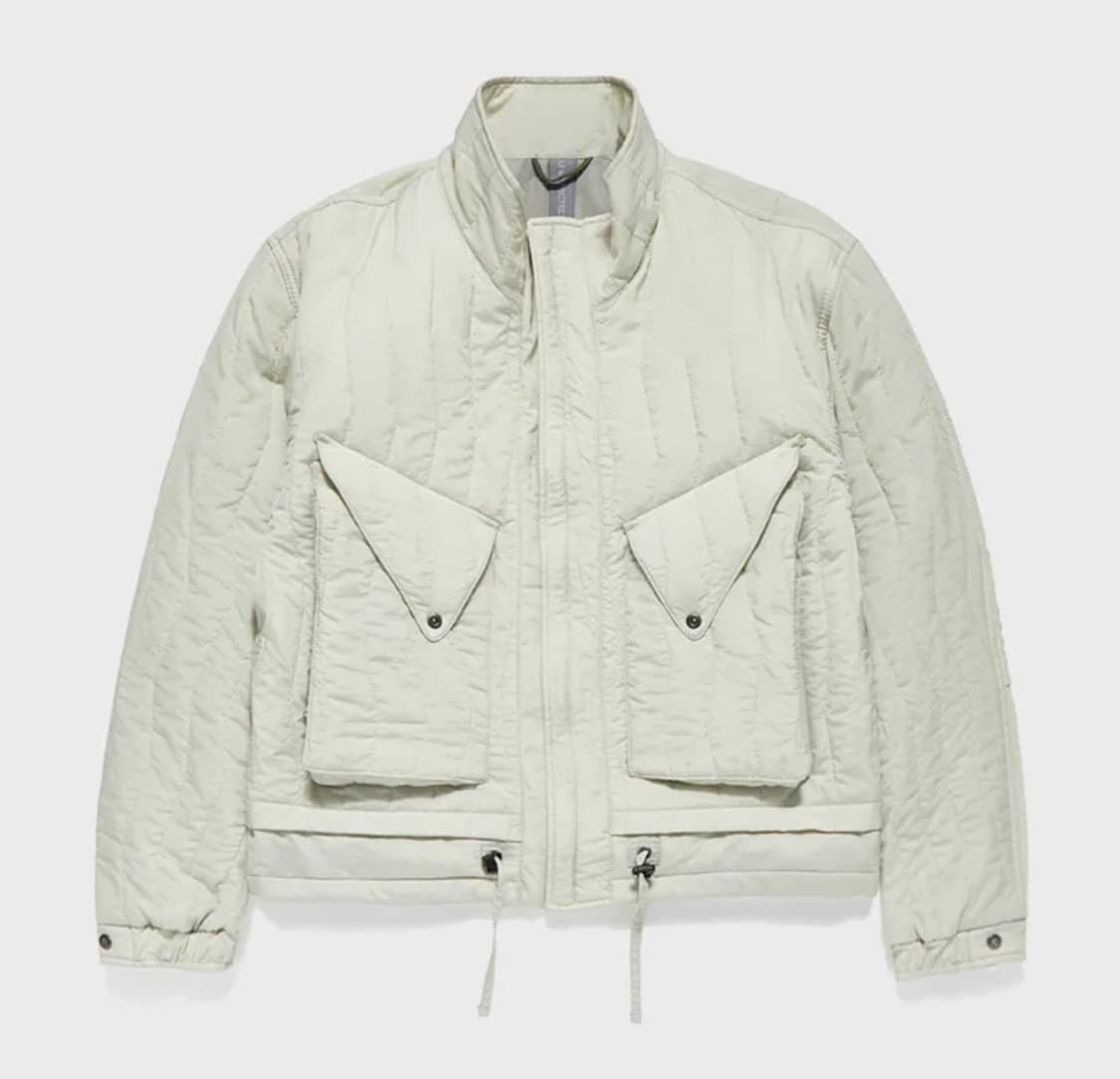 (L) 언어펙티드(unaffected) 퀄팅자켓 라이트그레이 상품이미지1