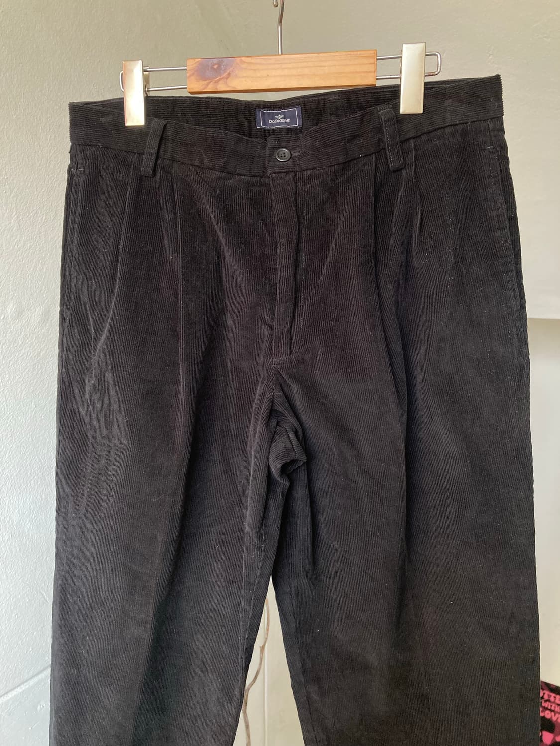 빈티지 베이직 블랙 골덴 팬츠 상품이미지2