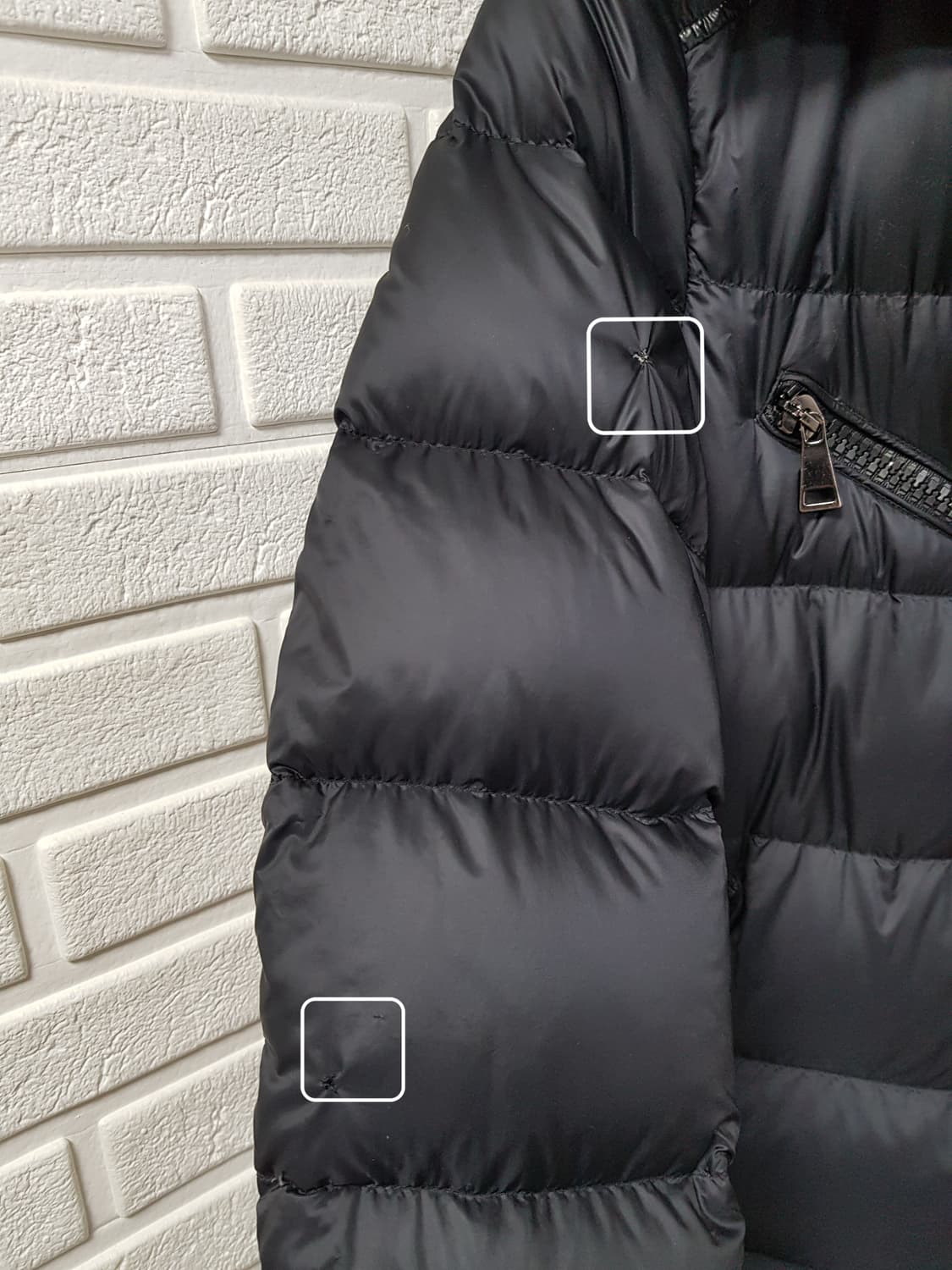 [1/55/정품] 몽클레어 젤리노떼 벨티드패딩 블랙 상품이미지6