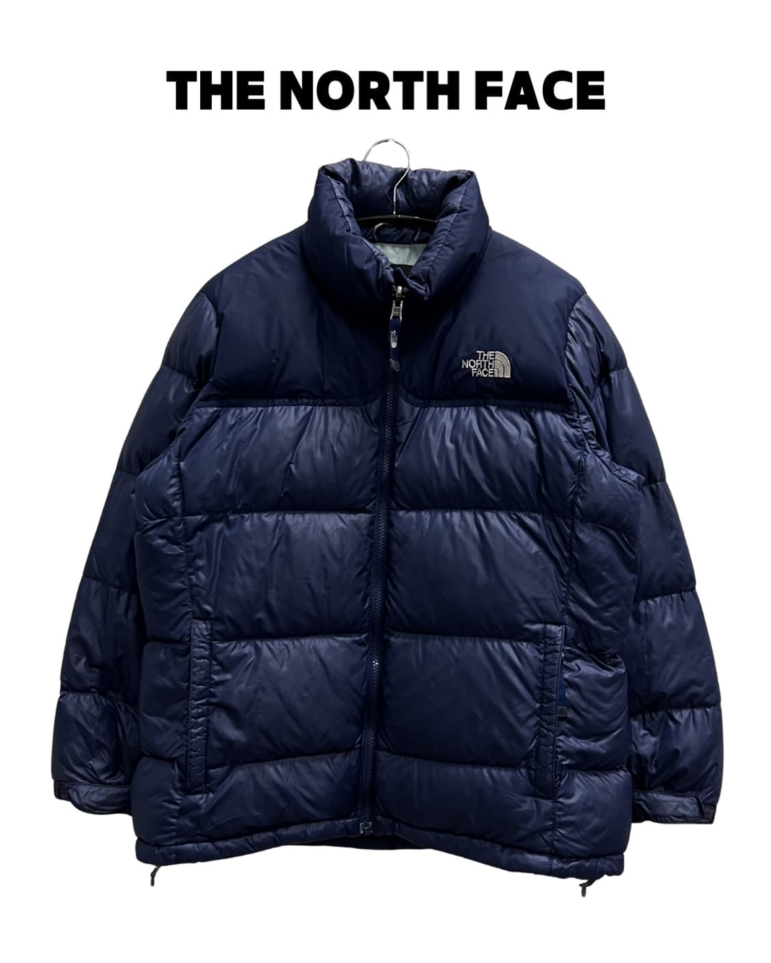 노스페이스 700필 구스다운 눕시 패딩 자켓 블루 상품이미지1