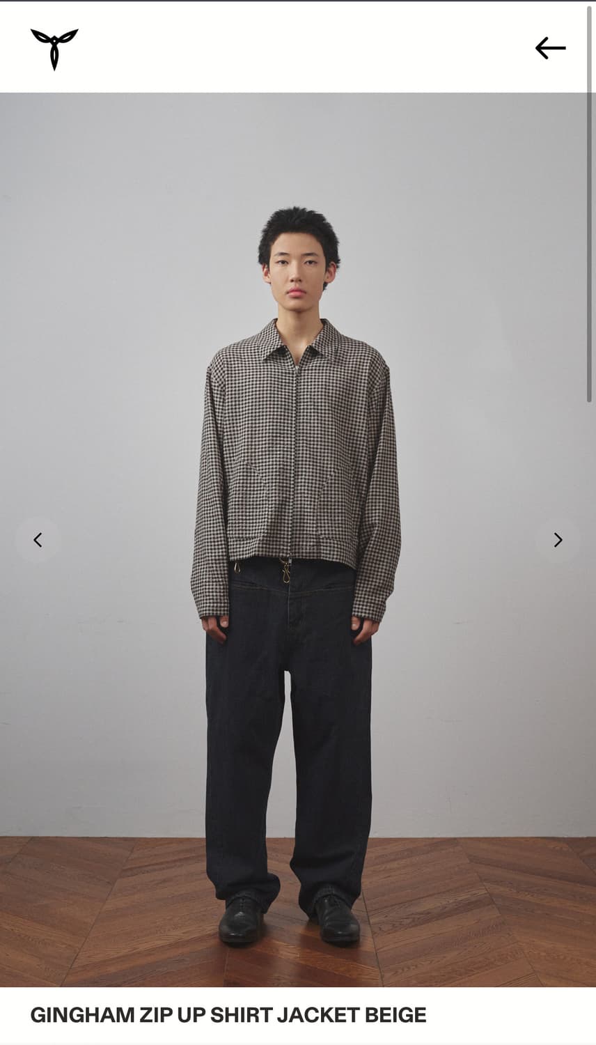 서피스에디션 깅엄 체크자켓 L 상품이미지1