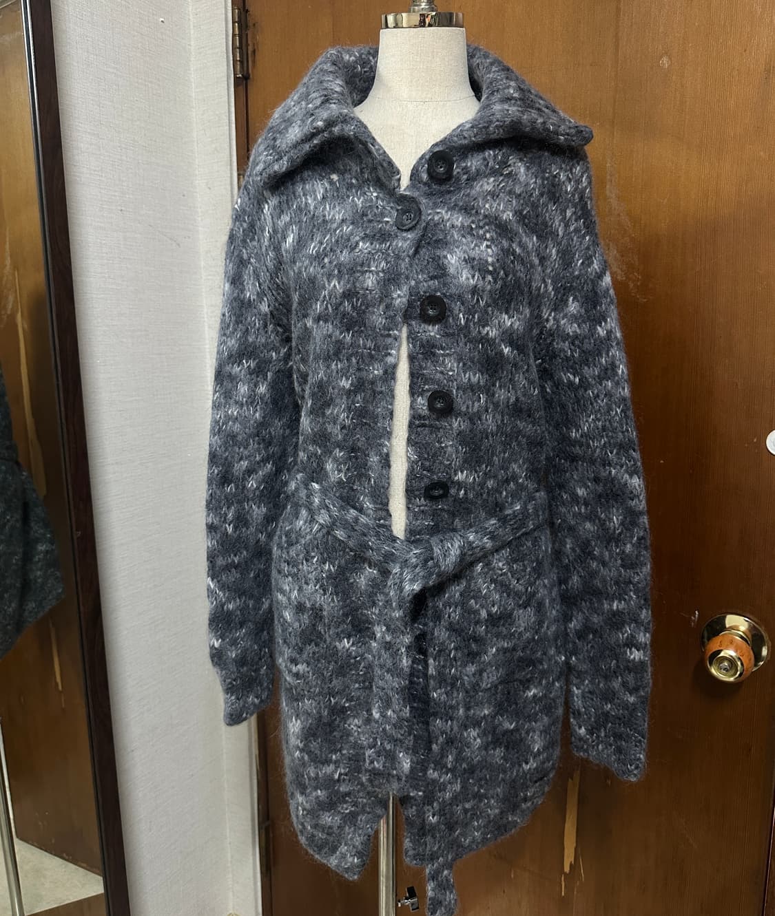 diesel 알파카 벨트 가디건 상품이미지1