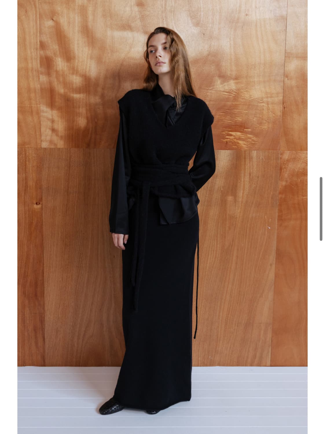 캐리에르 니트 스커트 상품이미지1