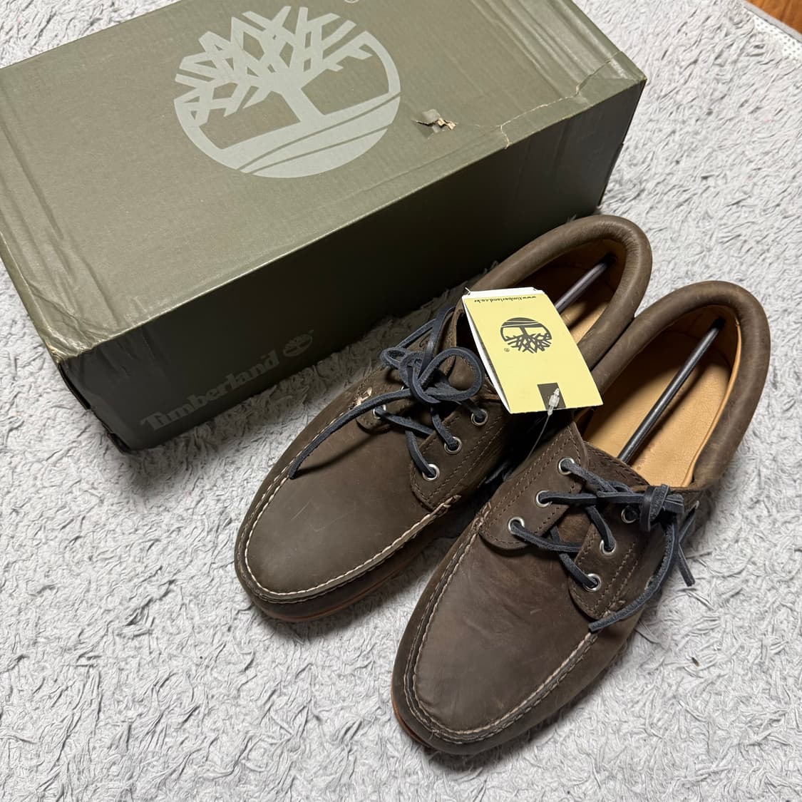 새상품 팀버랜드 보트슈즈3아이 올리브 275 상품이미지4