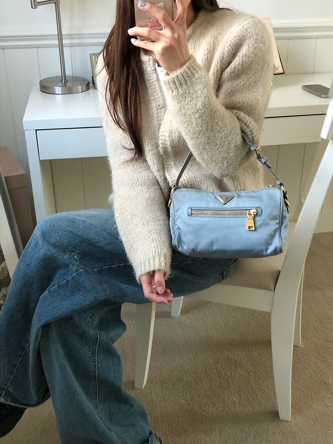 프라다 나일론 포치 미니백 상품이미지2