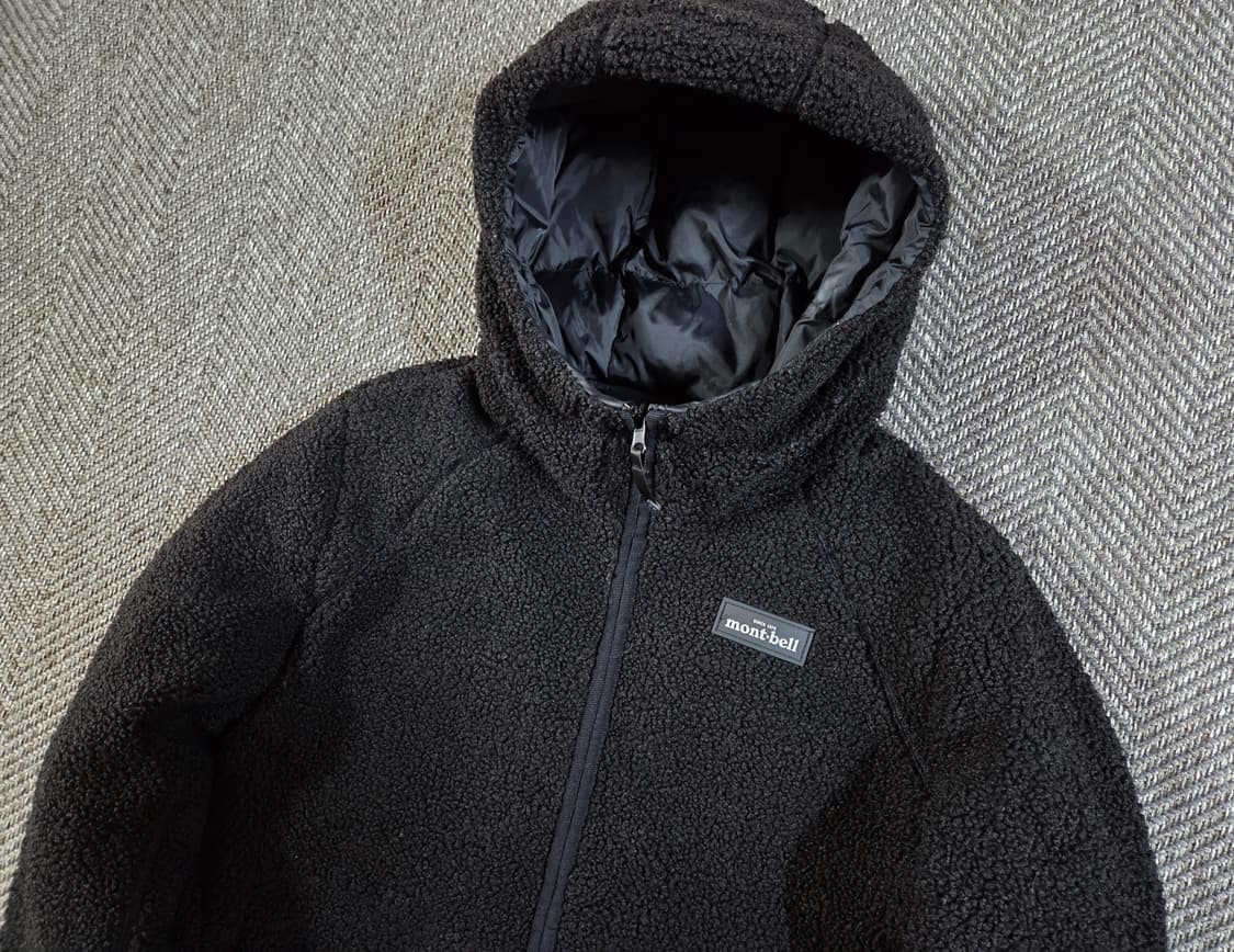 몽벨 mont-bell 블랙 리버시블 패딩 상품이미지5